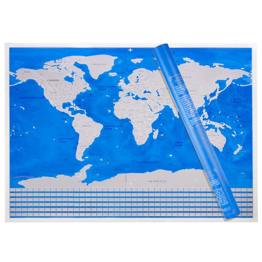 Скретч карта Мира World Flags Edition | AntiStres.com.ua